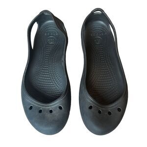 Crocs Kadee Ballet Slippers Slip On‎ Flat Black Womens 9